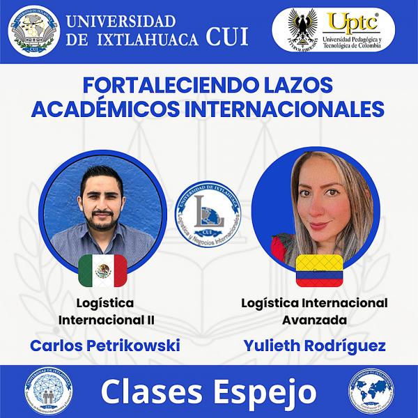 Clases Espejo Licenciatura de Logística con Colombia